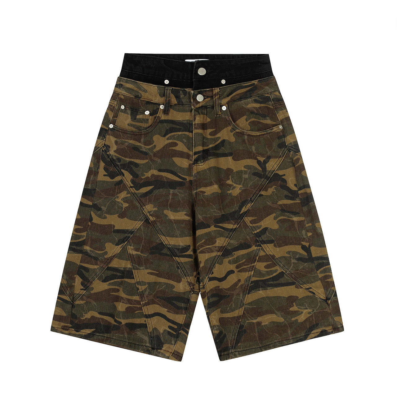 American Premium Double-Waist Camouflage Jorts