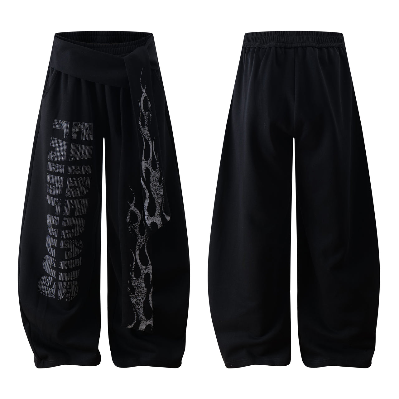 American Streetwear Loose Fit Elastic Casual Pants