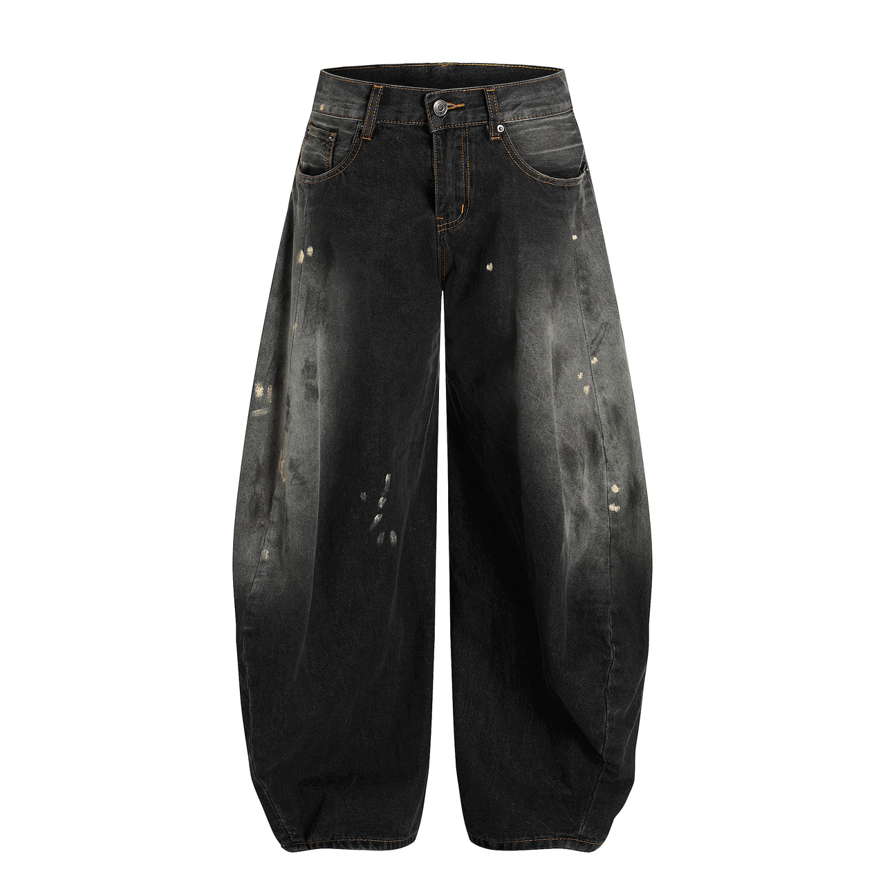 Omirad Vintage Wash Barrel Jeans