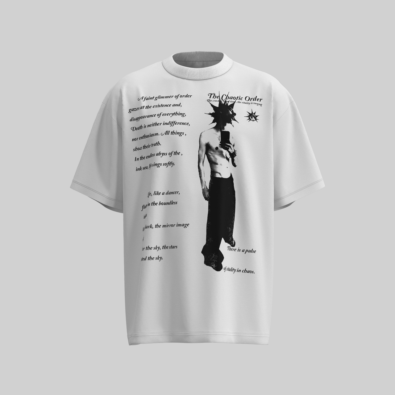 American Streetwear Hip-Hop Character Print Tee