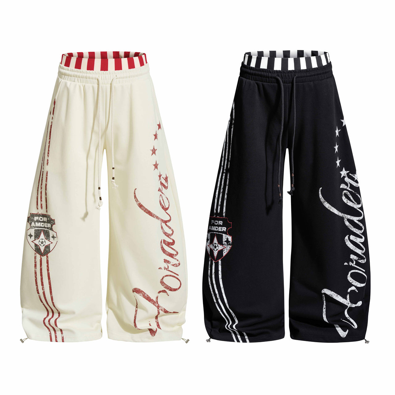 Omirad “American Varsity” Wide-Leg Sweatpants