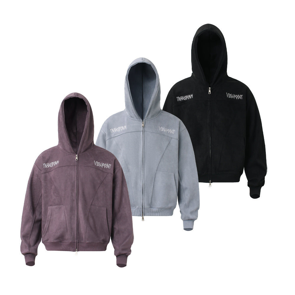 Omirad “Viewpoint” Suede Track Hoodie