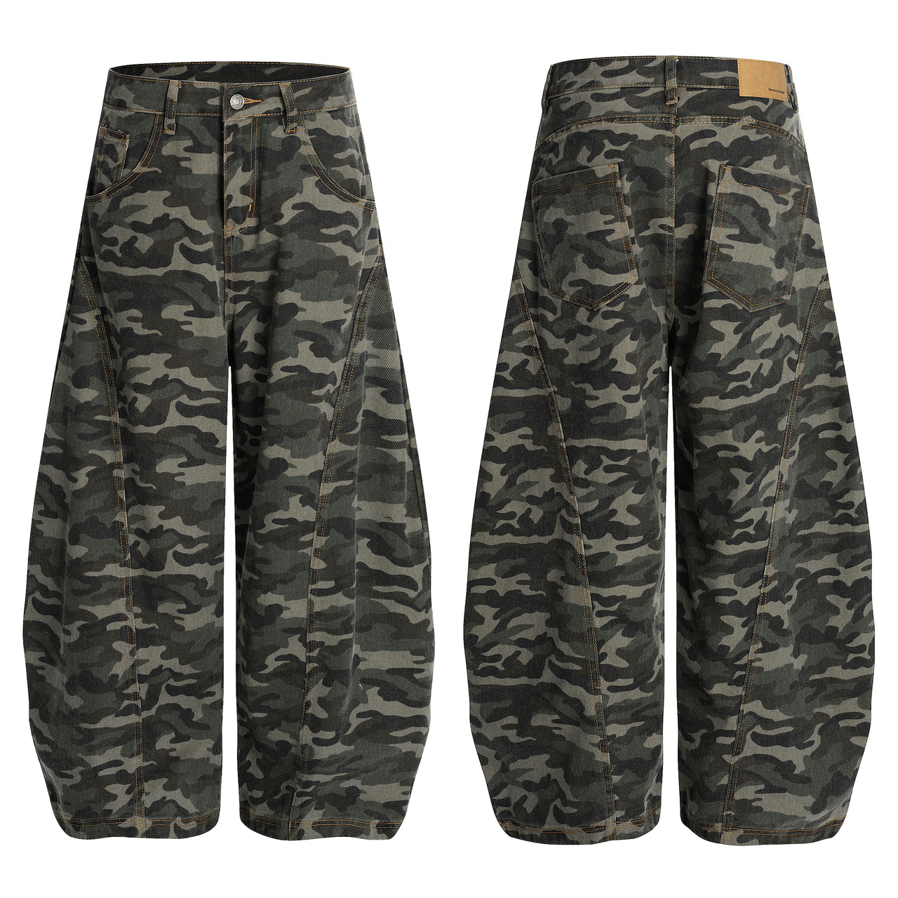 Omirad Camo Panel Balloon Pants