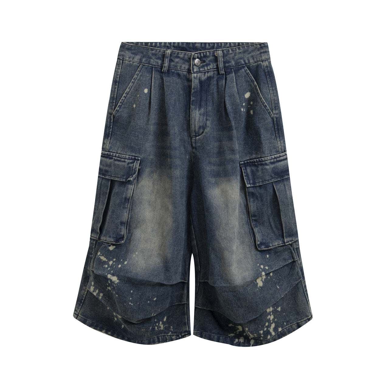 American Vintage Pleated Multi-Pocket Jorts