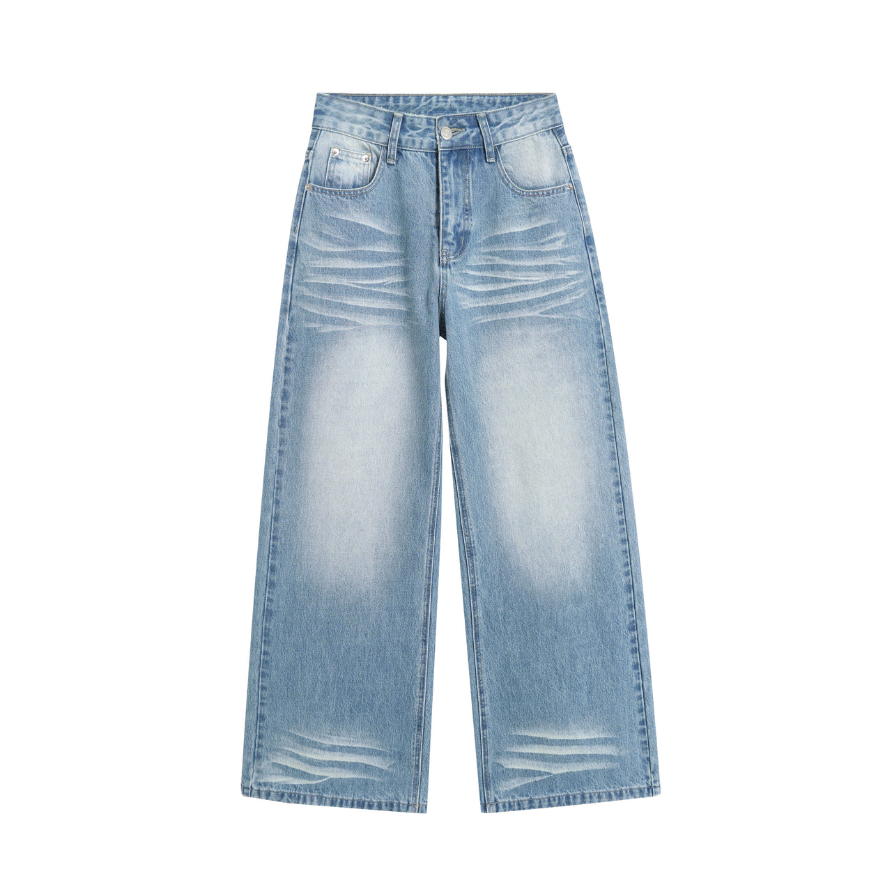 American Vintage Whisker Wash Denim Jeans