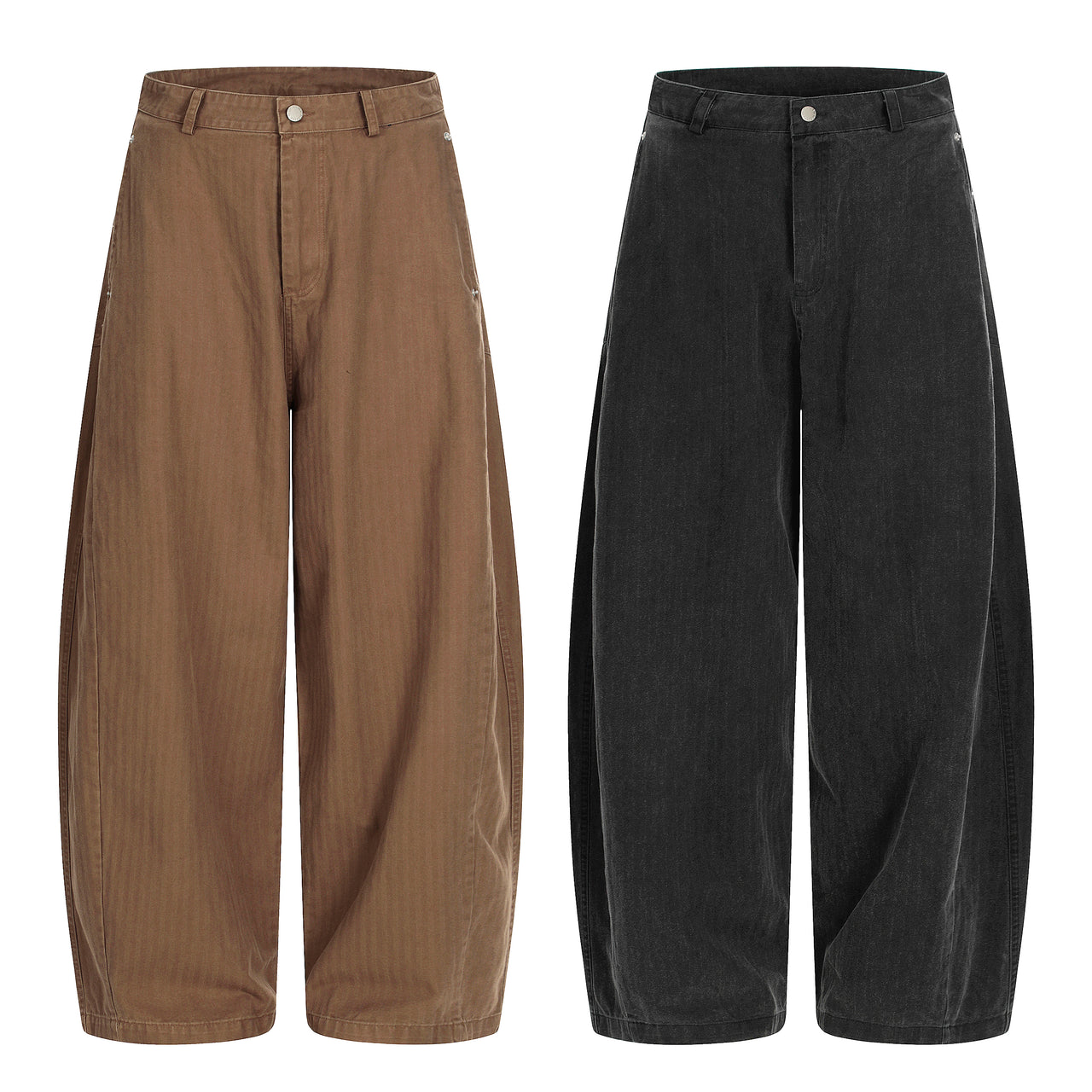 American Vintage Patchwork Curved Blade Jeans