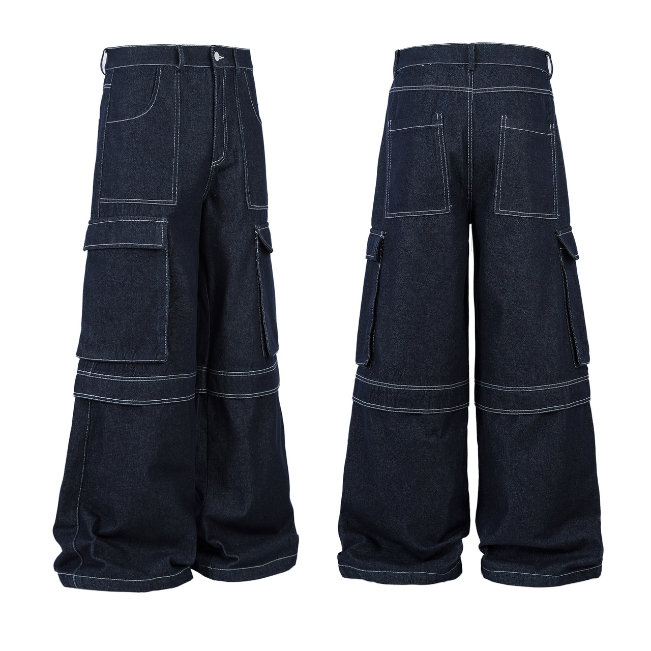 American High Street Multi-Pocket Jeans