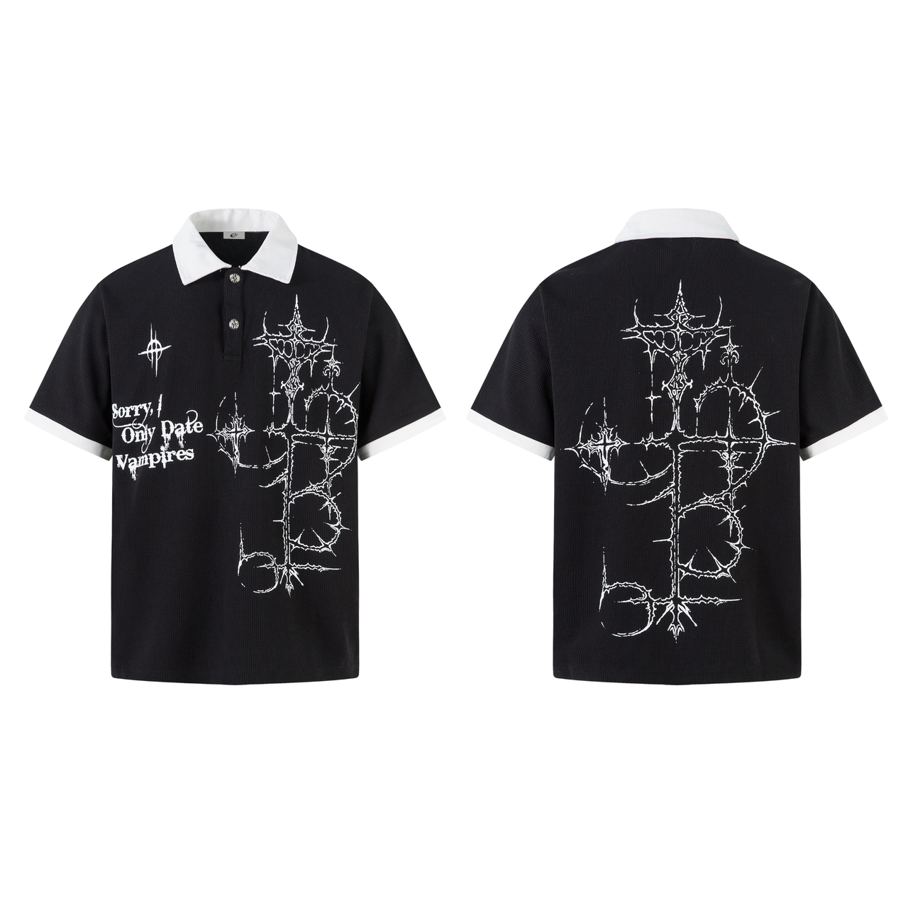 Omirad Gothic Graphic Polo Shirt