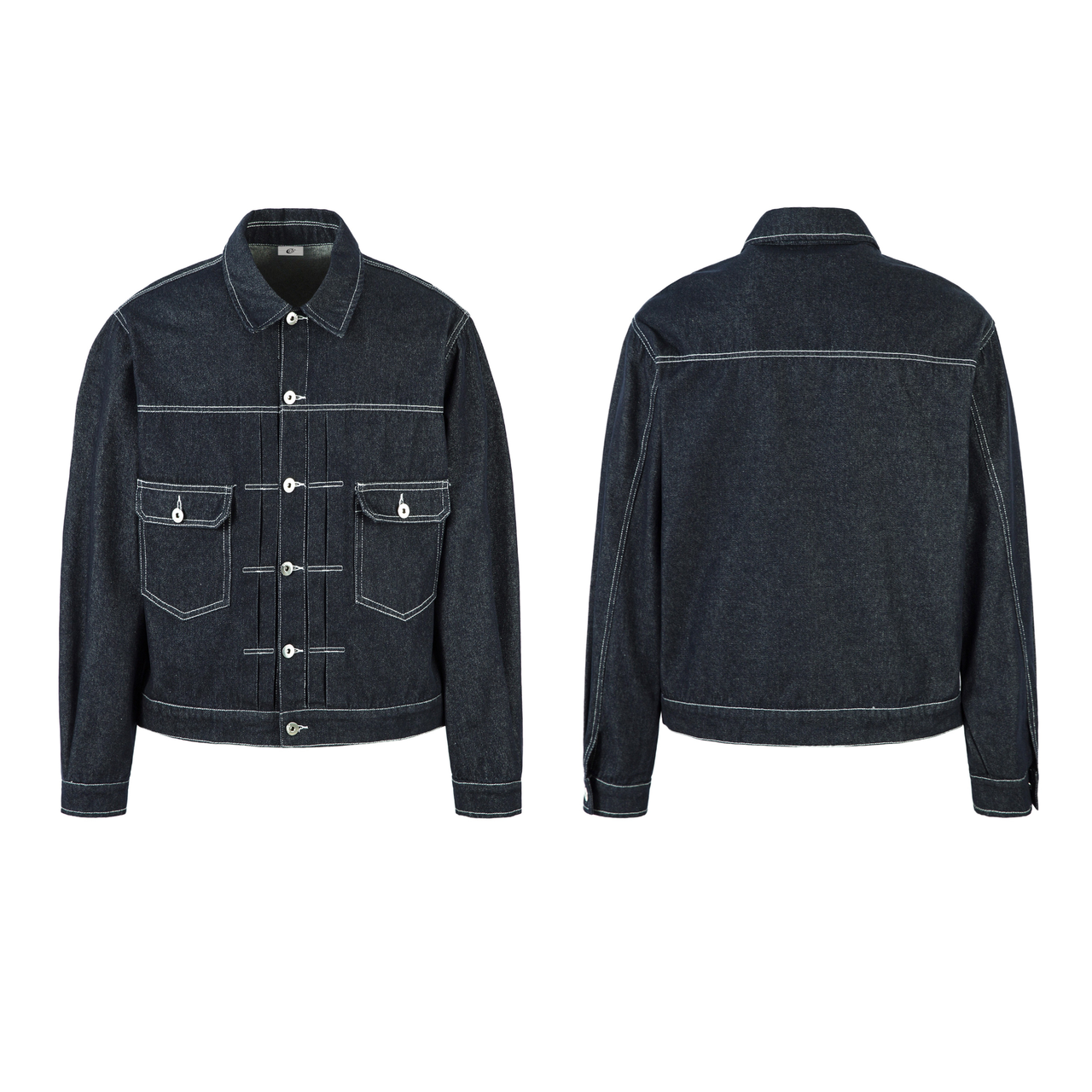Omirad Contrast Stitch Denim Jacket
