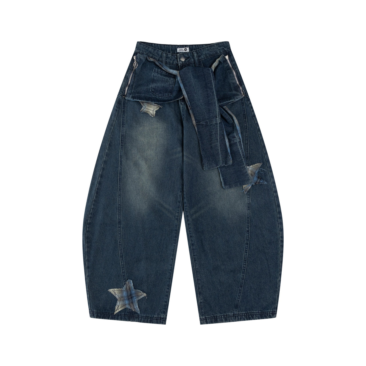 American High Street Star Patch Jeans