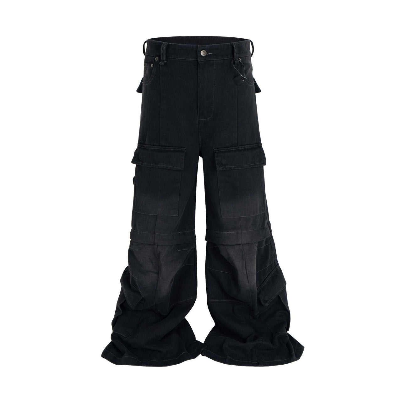 Distressed Detachable Jeans