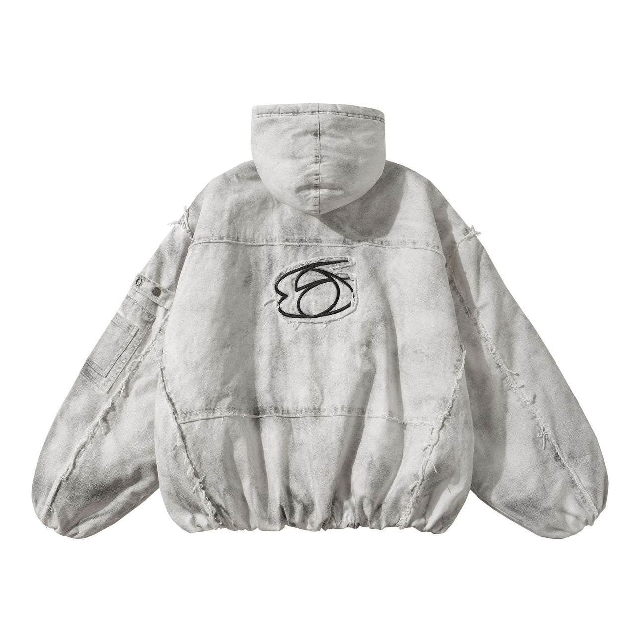 Post-Apocalyptic Street Style Distressed Frayed Jacket