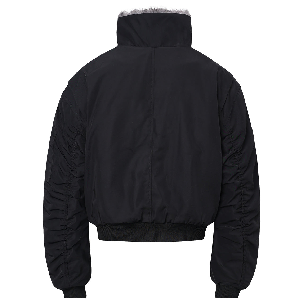 Faux Rabbit Fur Lined Jacket