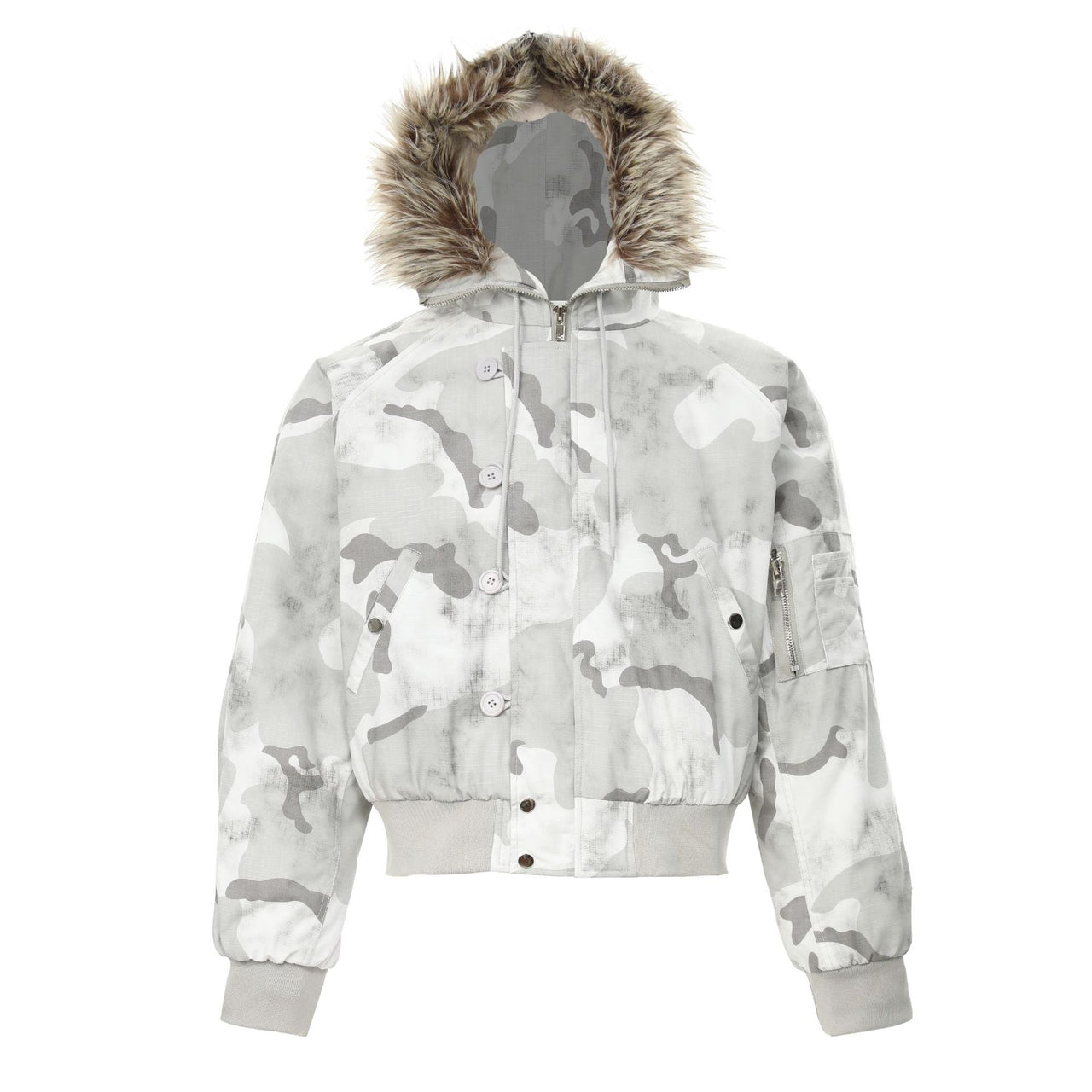 Faux-Fur-Trim High Street Jacket