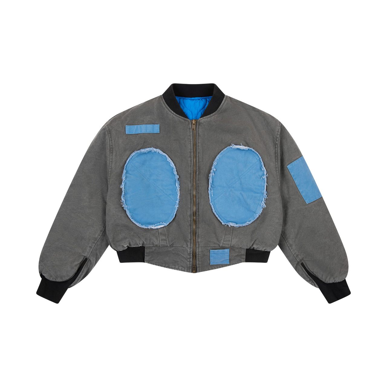 Omirad Patchwork Cotton Bomber Jacket