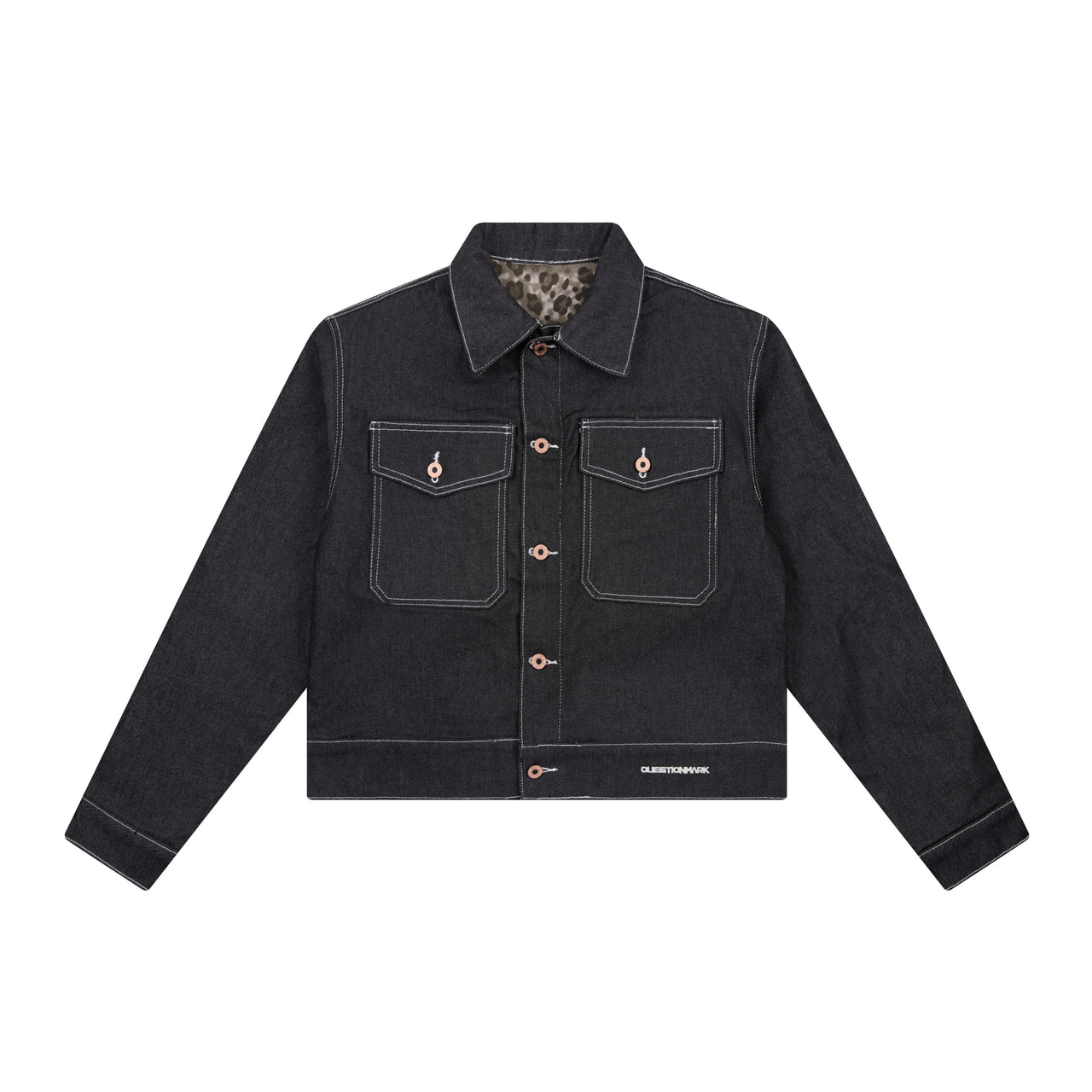 Omirad Classic Black Denim Jacket