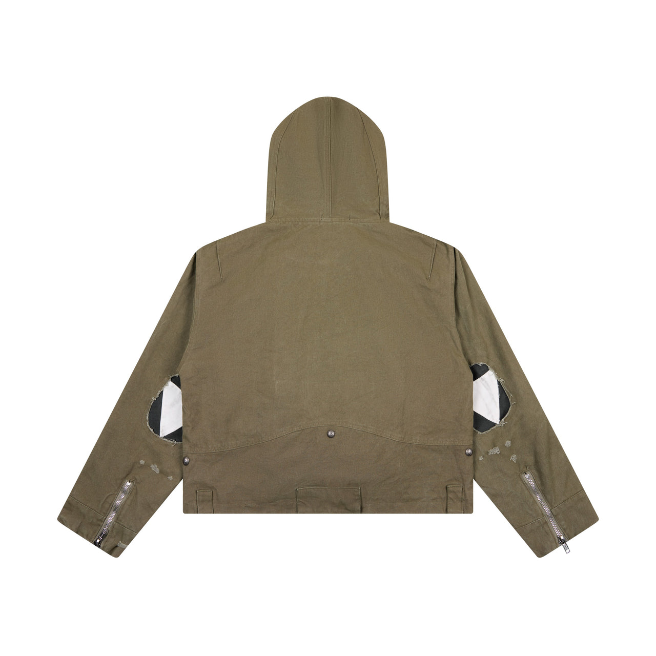 Omirad Buckle-Up Hooded Cotton Jacket