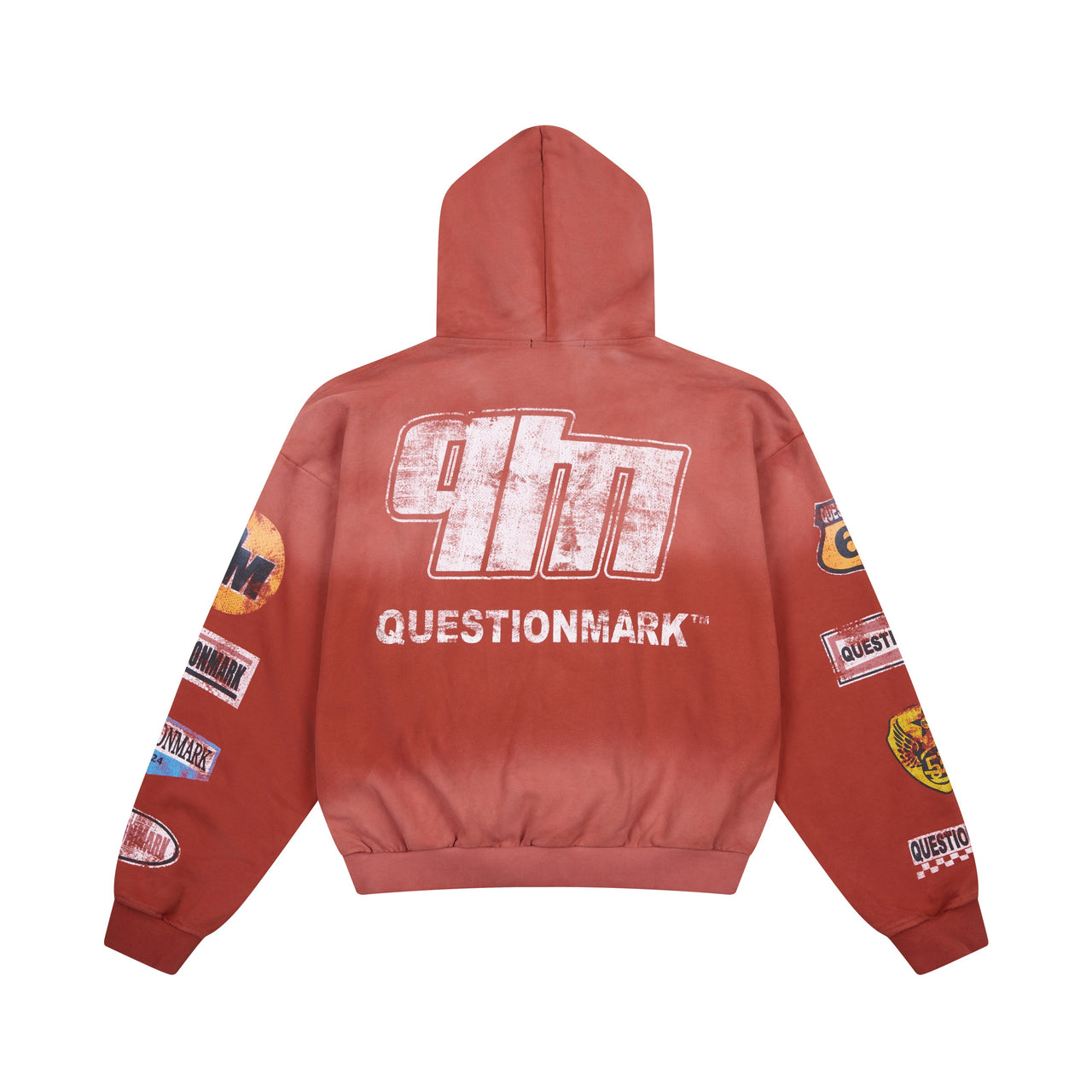 Omirad “Questionmark” Vintage Patch Zip Hoodie