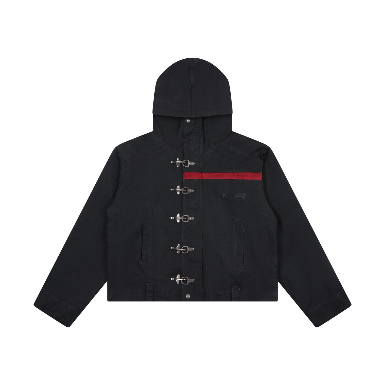Omirad Buckle-Up Hooded Cotton Jacket