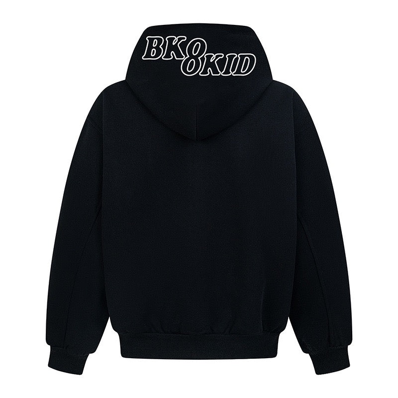 Trendy Loose Fit Cardigan Hoodie