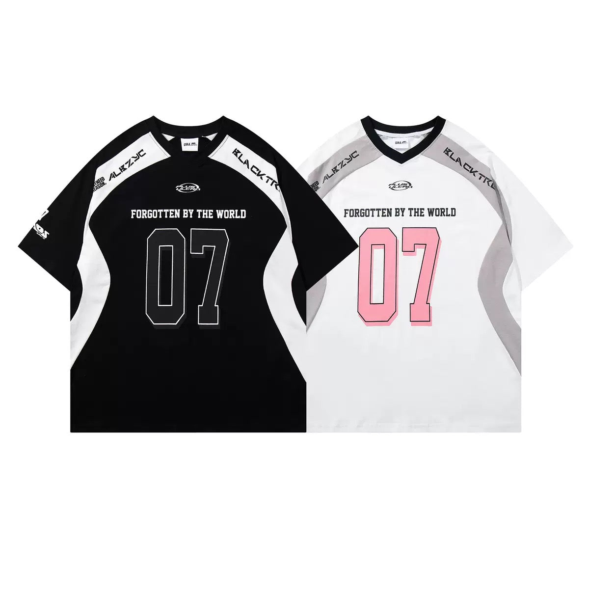 Trendy Streetwear Patchwork Sports Tee