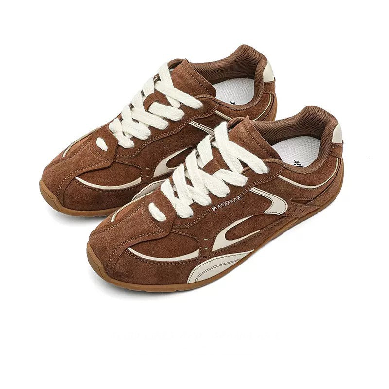 Versatile Suede Flat Shoes