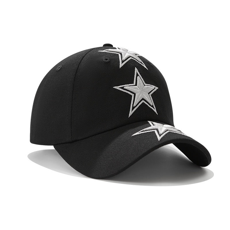 American Streetwear Star 3D Embroidered Baseball Cap