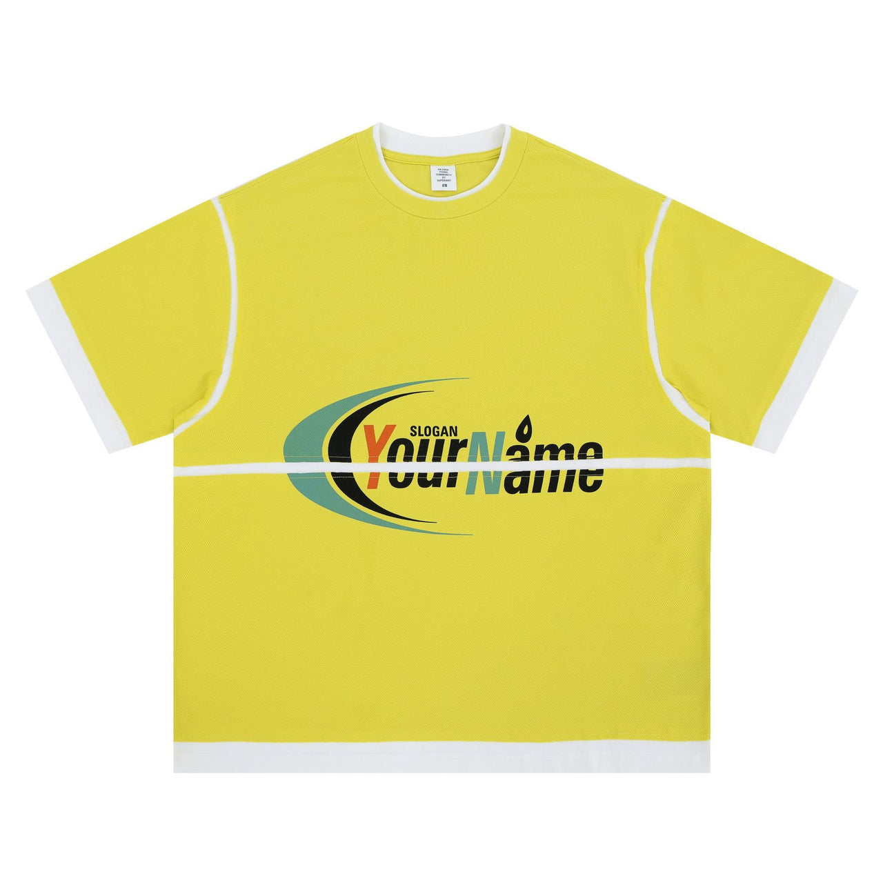 American Patchwork Layered Look Tee