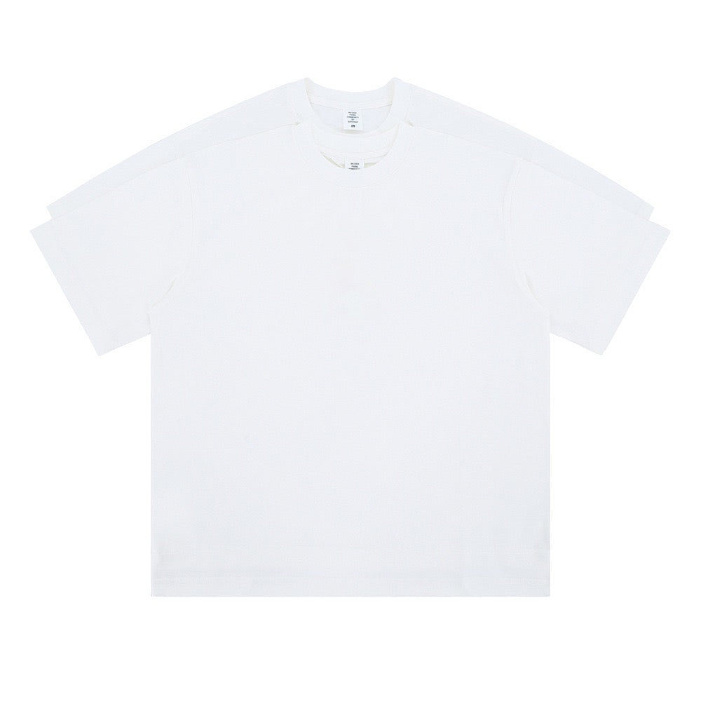 Streetwear Two-Piece Patchwork Graphic Tee