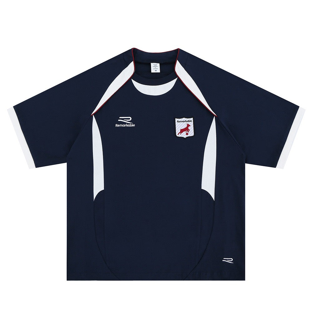 Streetwear Outdoor Breathable Quick-Dry Patchwork Tee