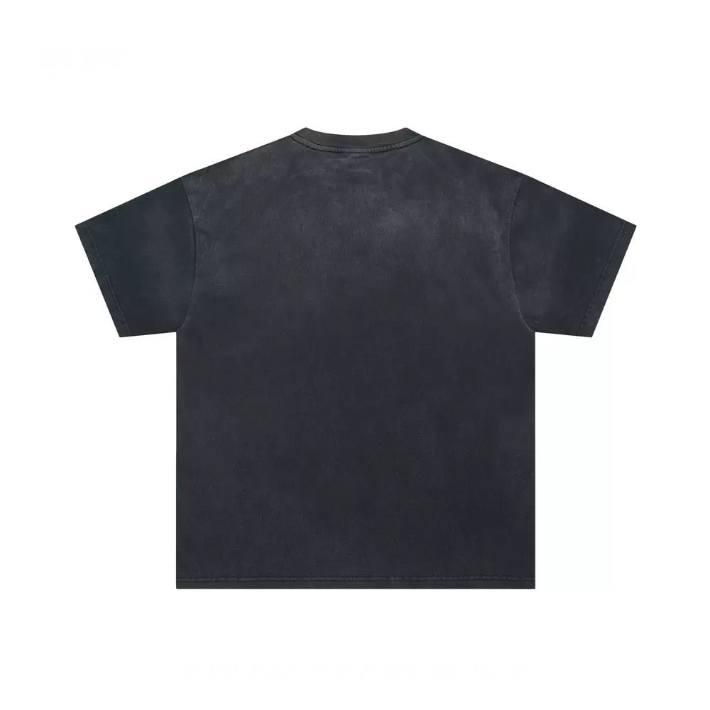 Streetwear Dark Graphic Face Print Tee