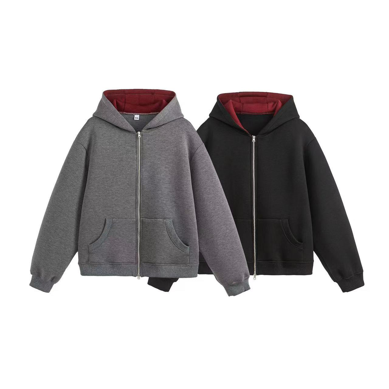 Omirad Dual-Layer Cozy Zip Hoodie