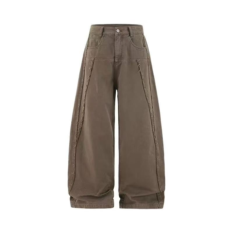 American Vintage Washed Frayed Cargo Pants