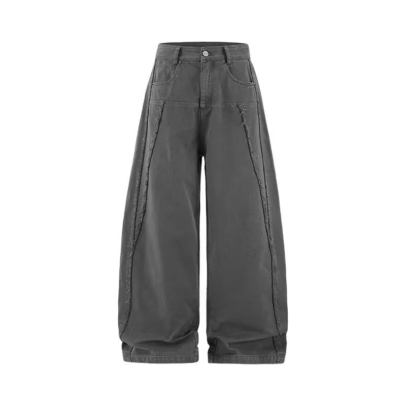 American Vintage Washed Frayed Cargo Pants