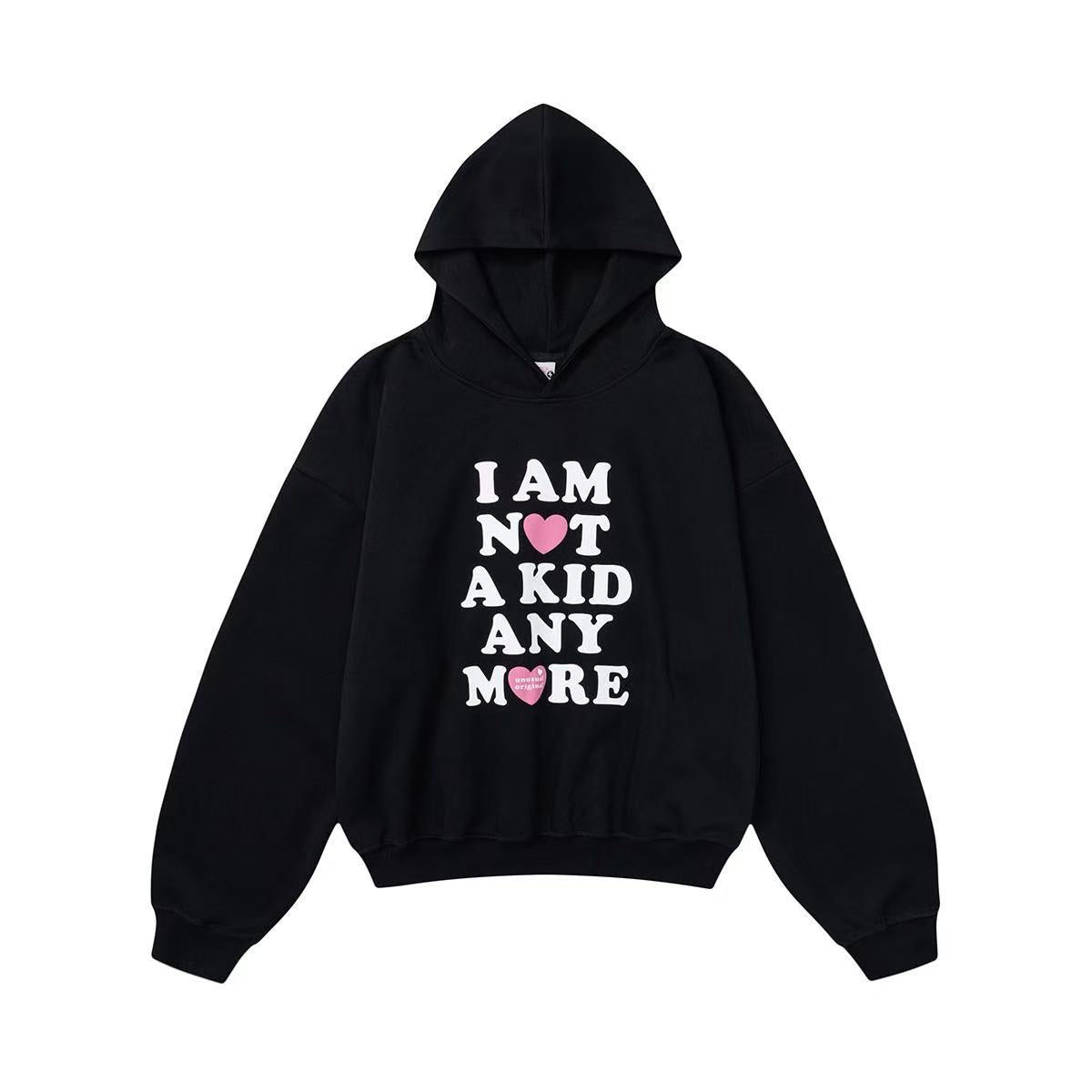 American Vintage Heart Printed Hoodie