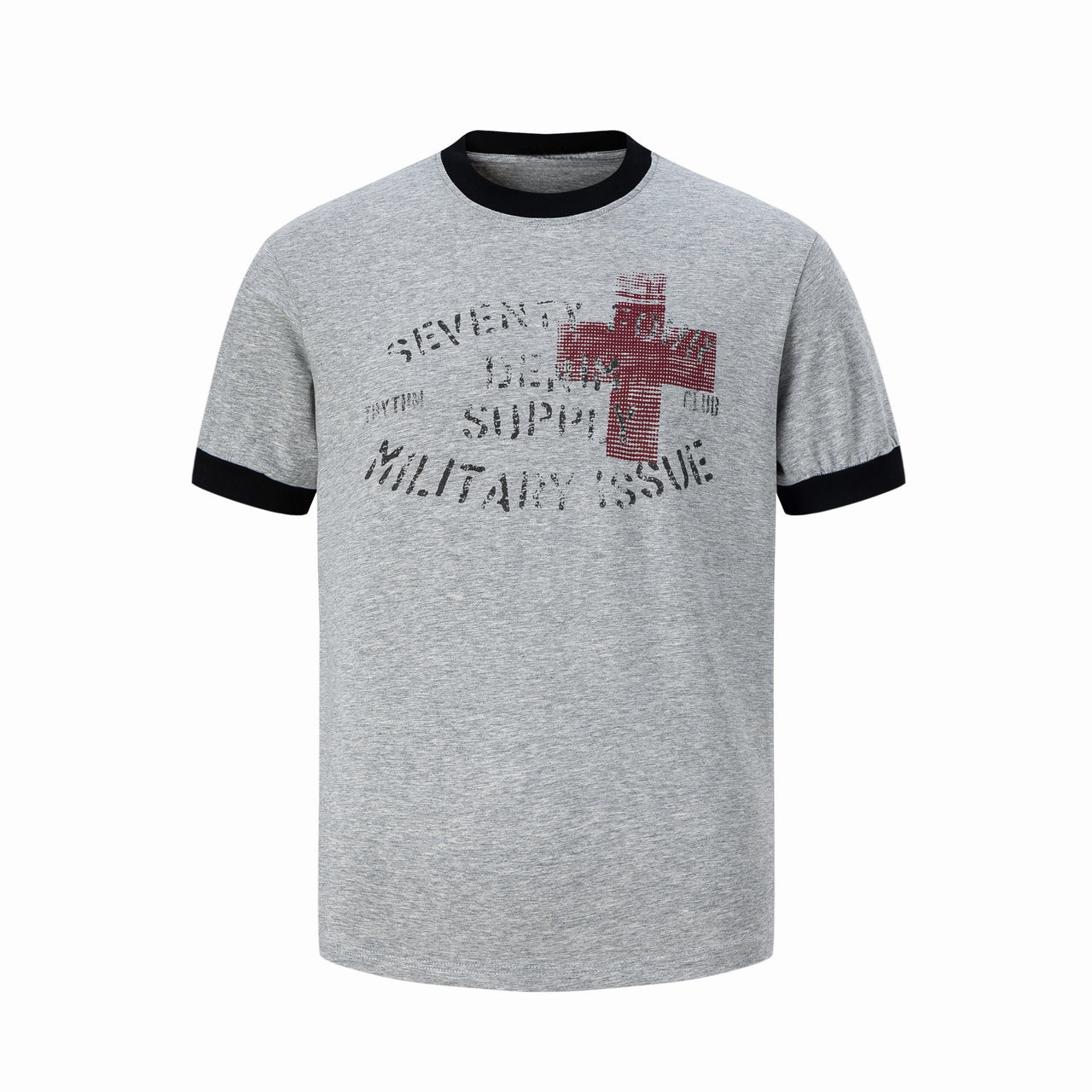 Omirad Cross Graphic Ringer T-Shirt