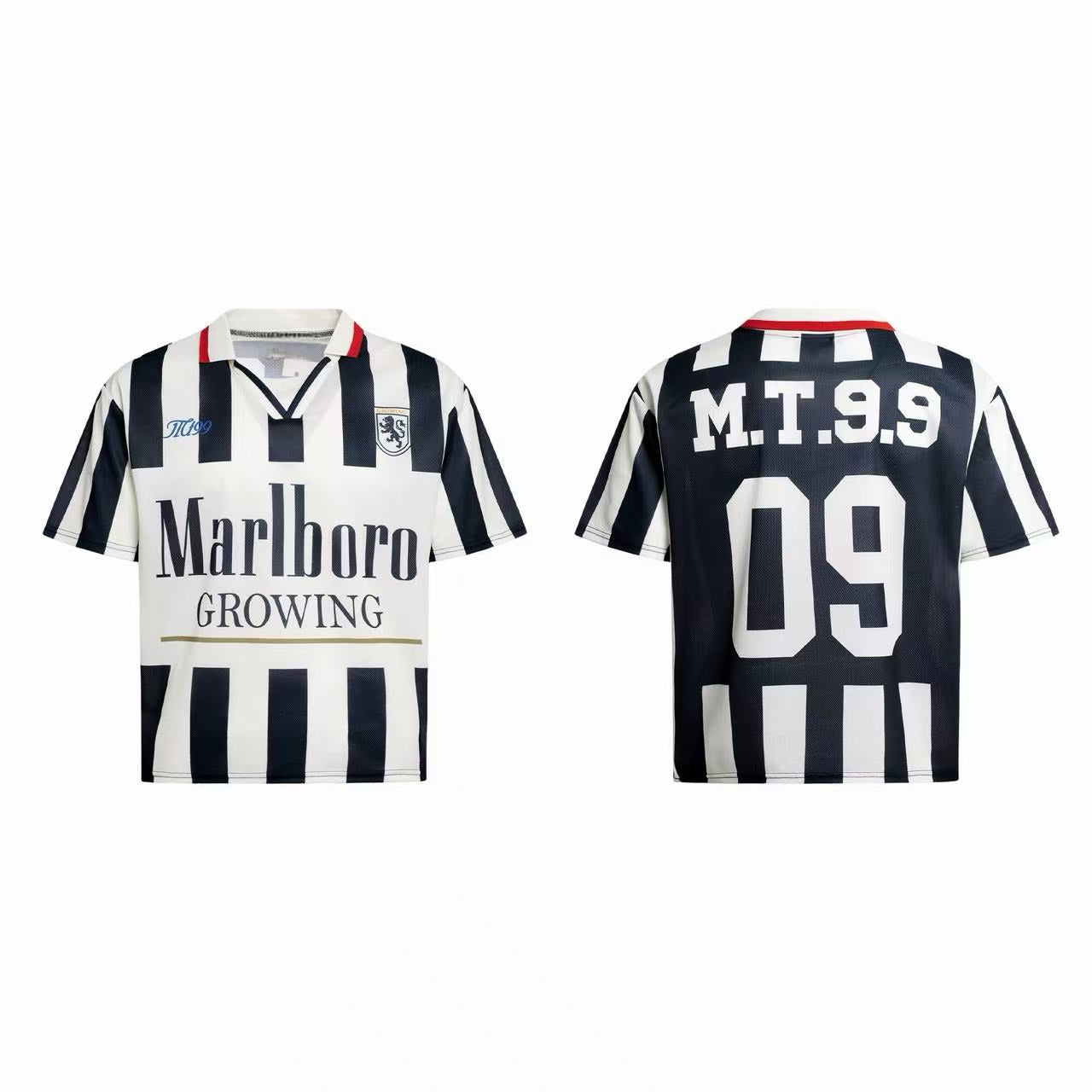 Omirad Striped Varsity Soccer Jersey