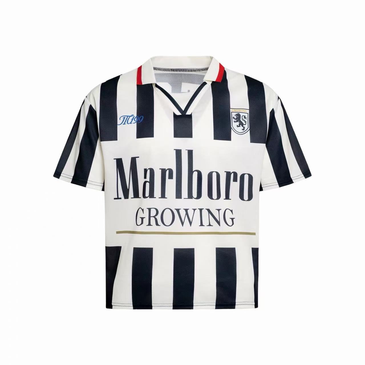 Omirad Striped Varsity Soccer Jersey