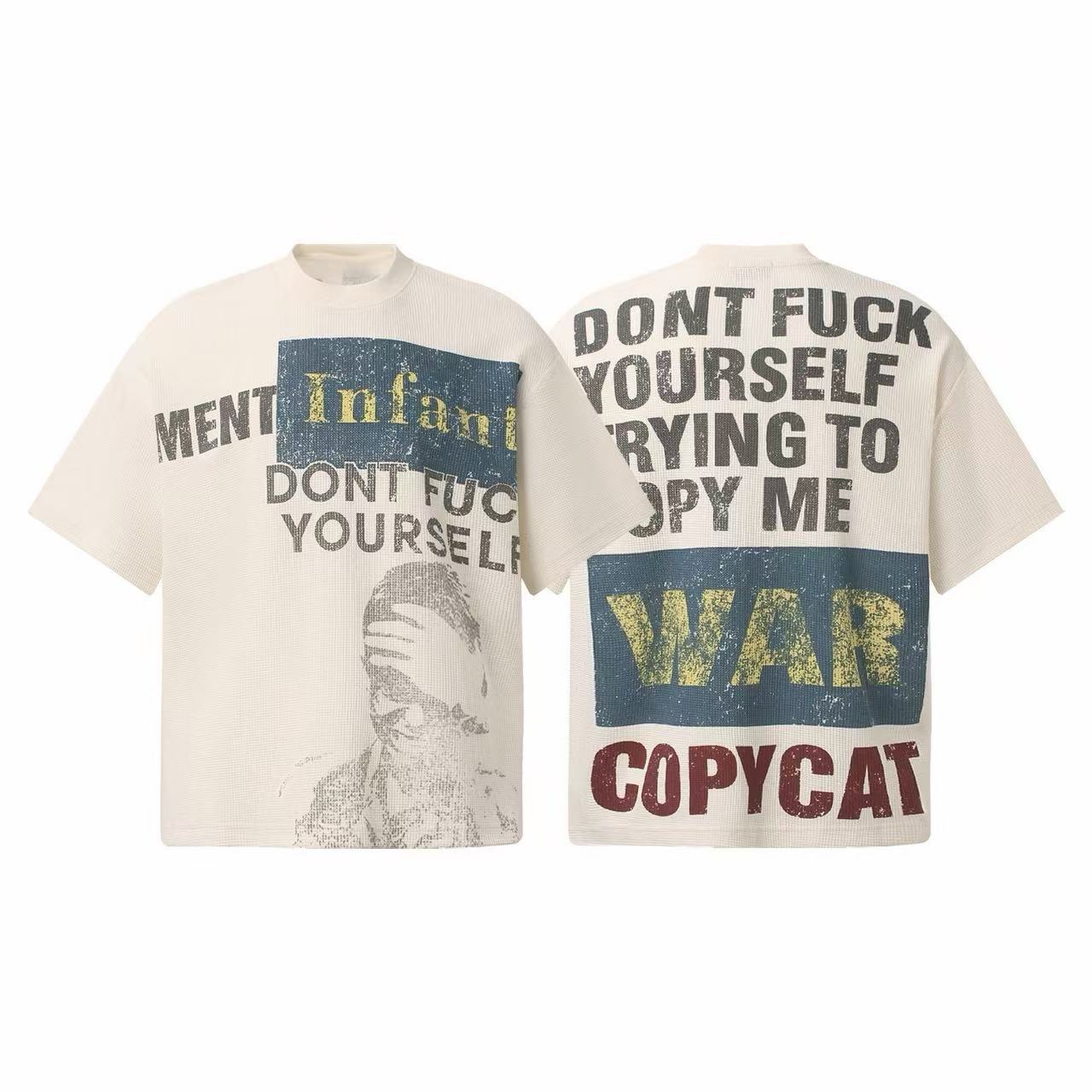 Omirad “Copycat Statement Waffle Tee”