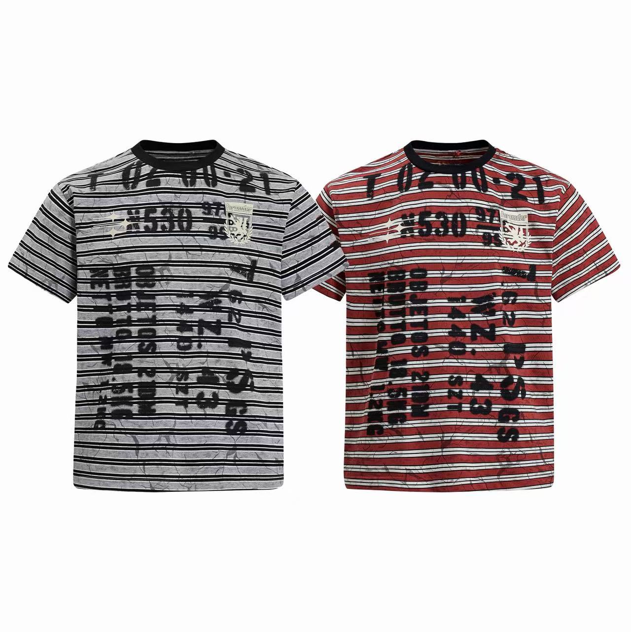 Omirad “Graffiti Stripe Chaos Tee”