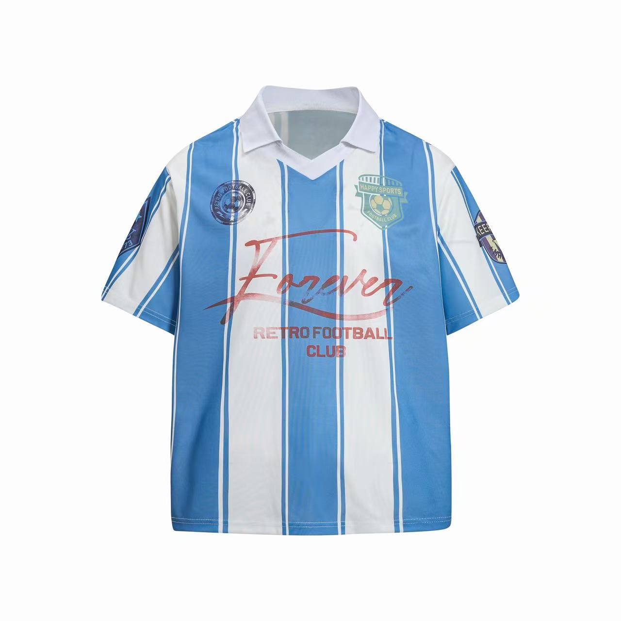 Omirad “Retro Stripe Football Polo”