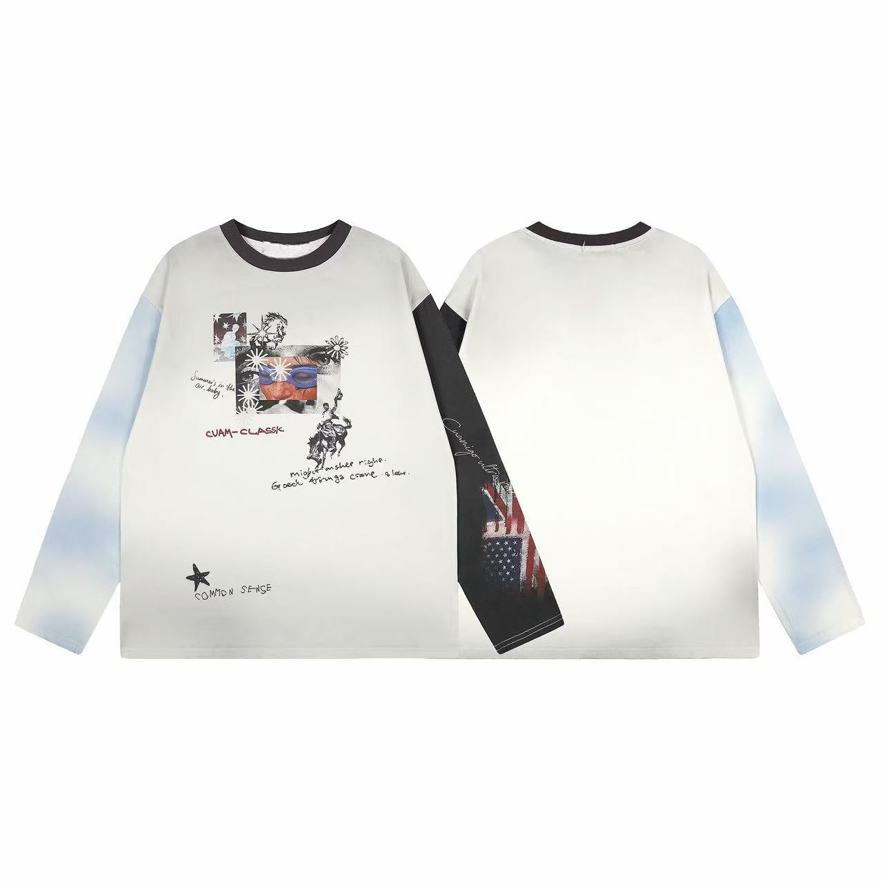 Omirad “Vintage Collage Long Sleeve Tee”