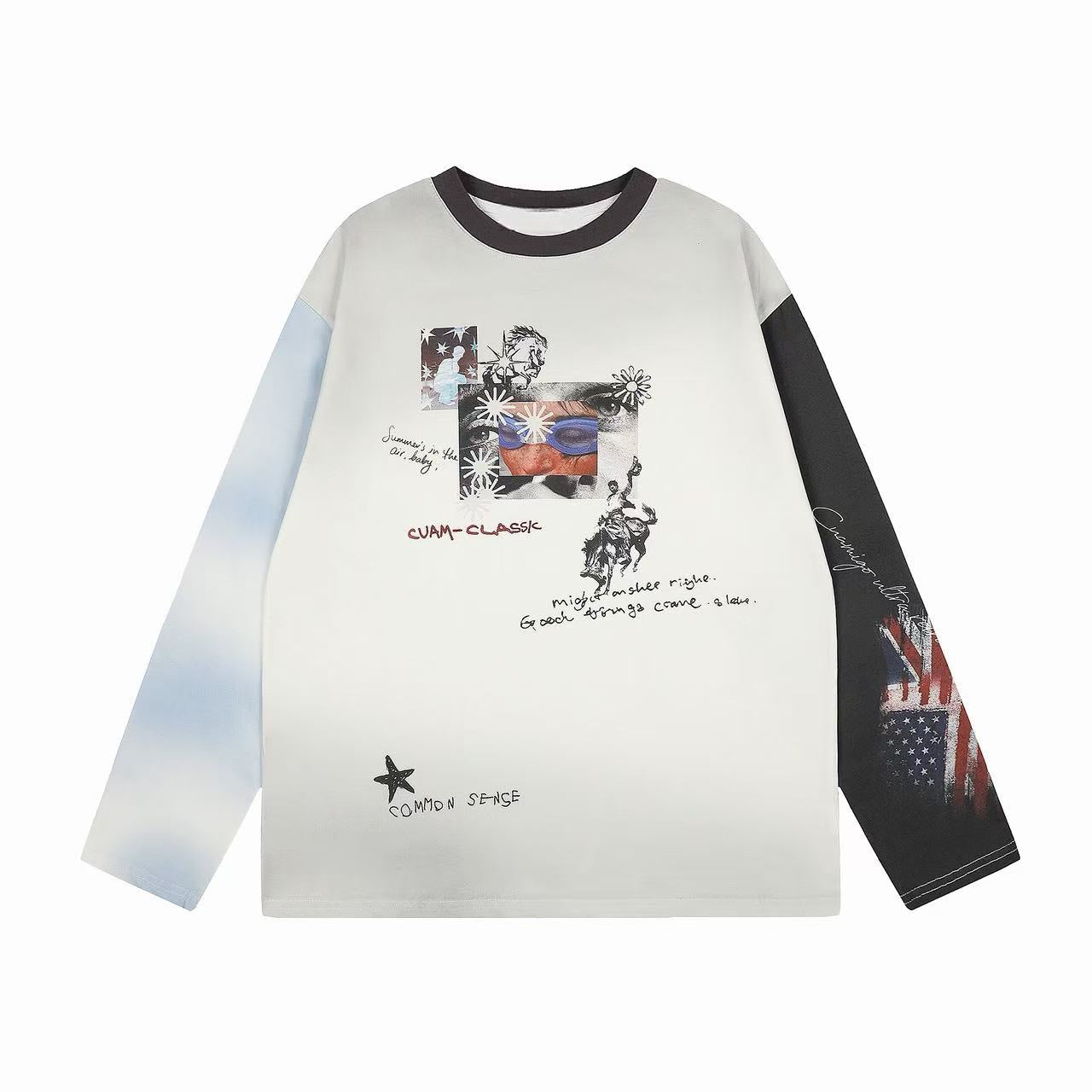 Omirad “Vintage Collage Long Sleeve Tee”