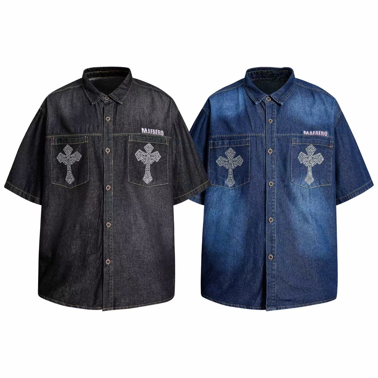 Omirad “Cross Denim Shirt”