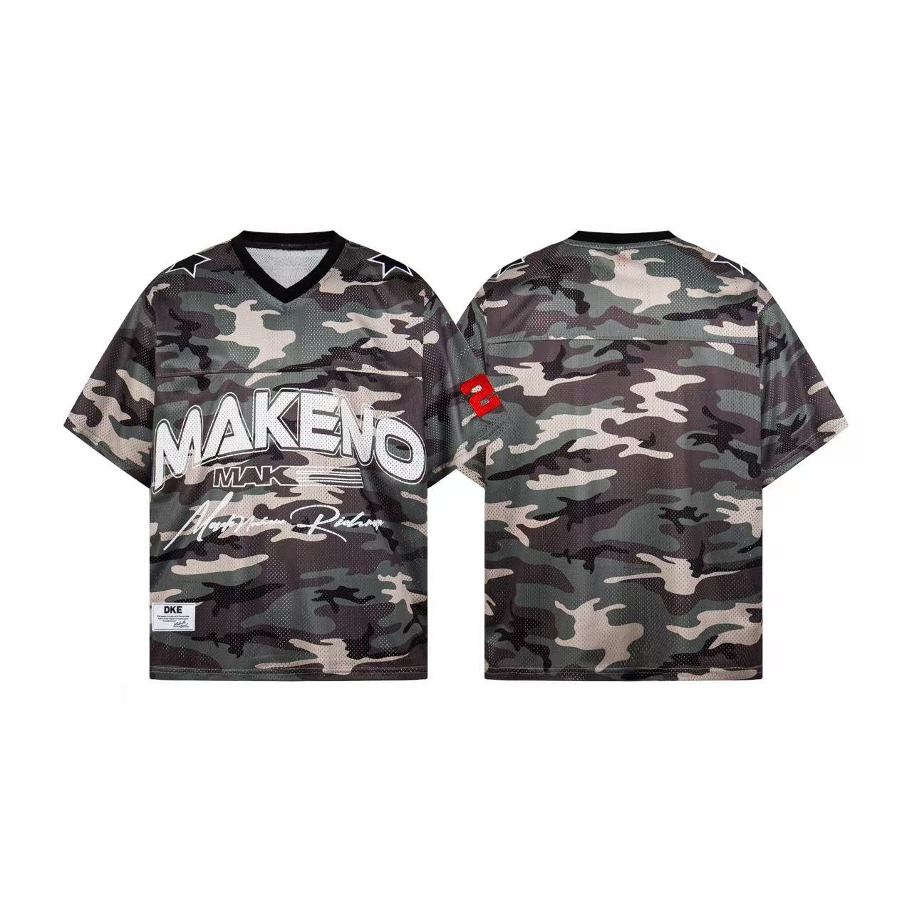 Omirad Camo Mesh Football Tee