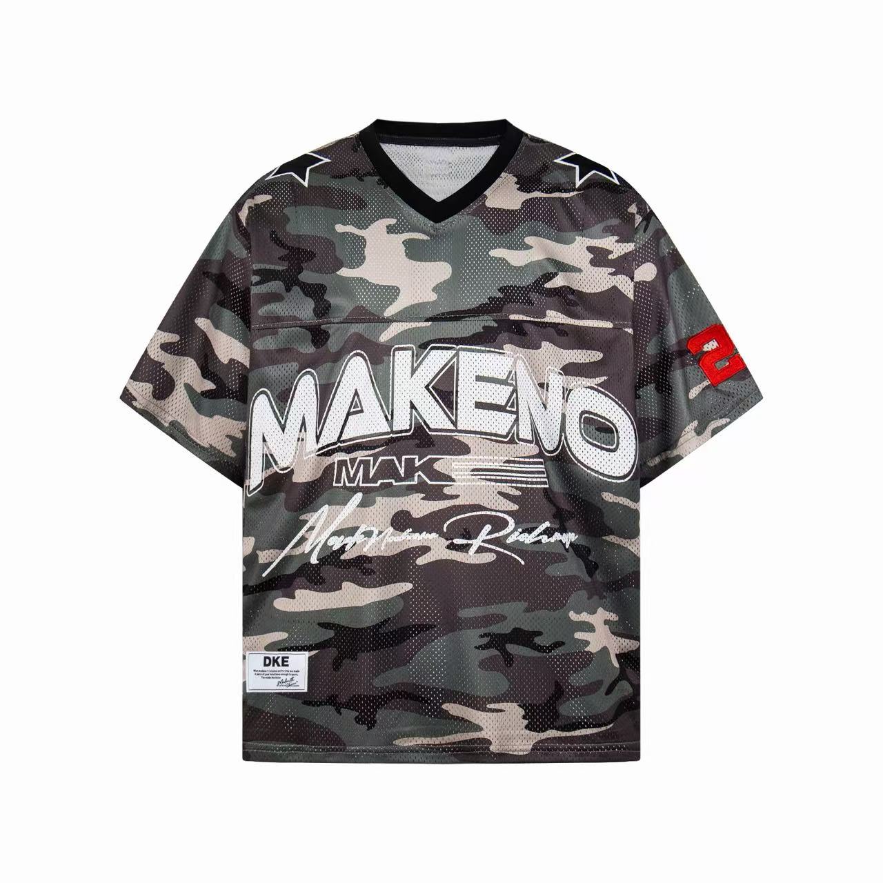 Omirad Camo Mesh Football Tee