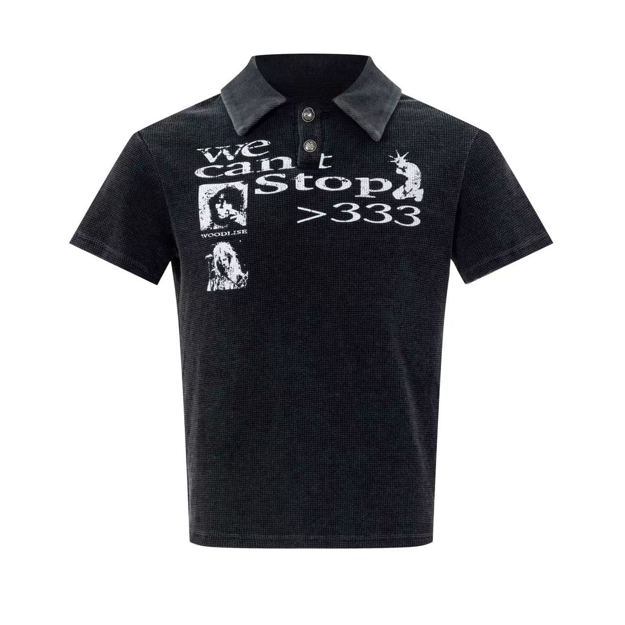 Omirad Vintage Washed Polo Tee