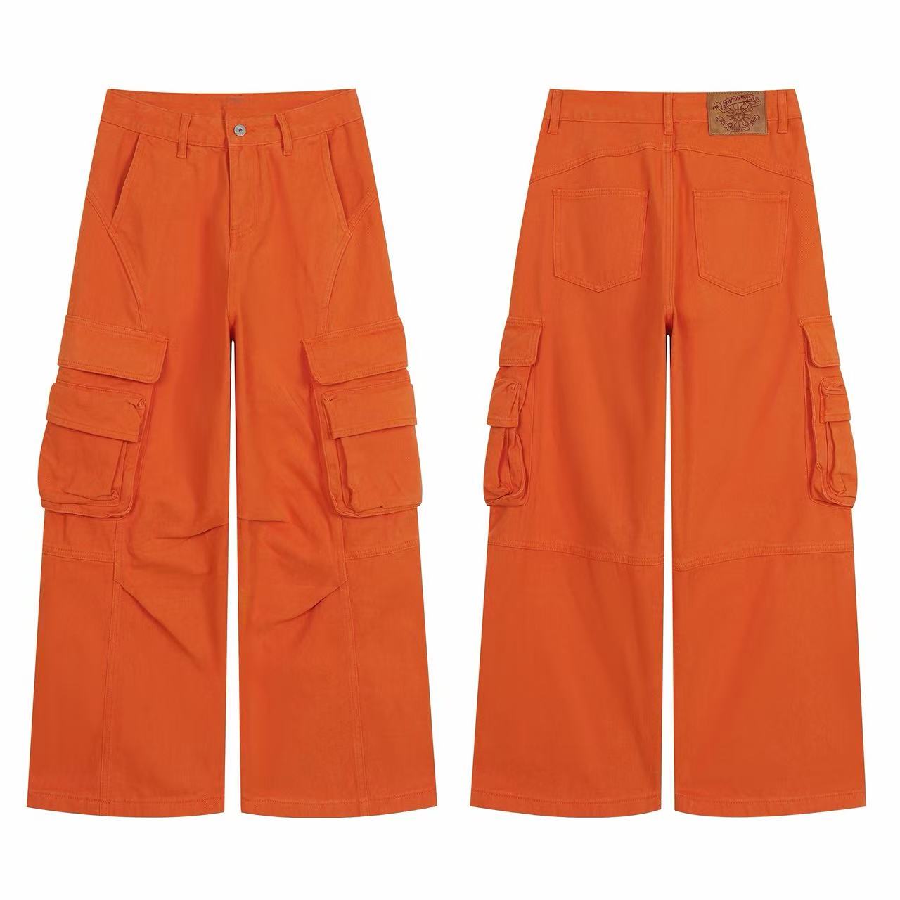 Omirad Utility Cargo Wide-Leg Pants
