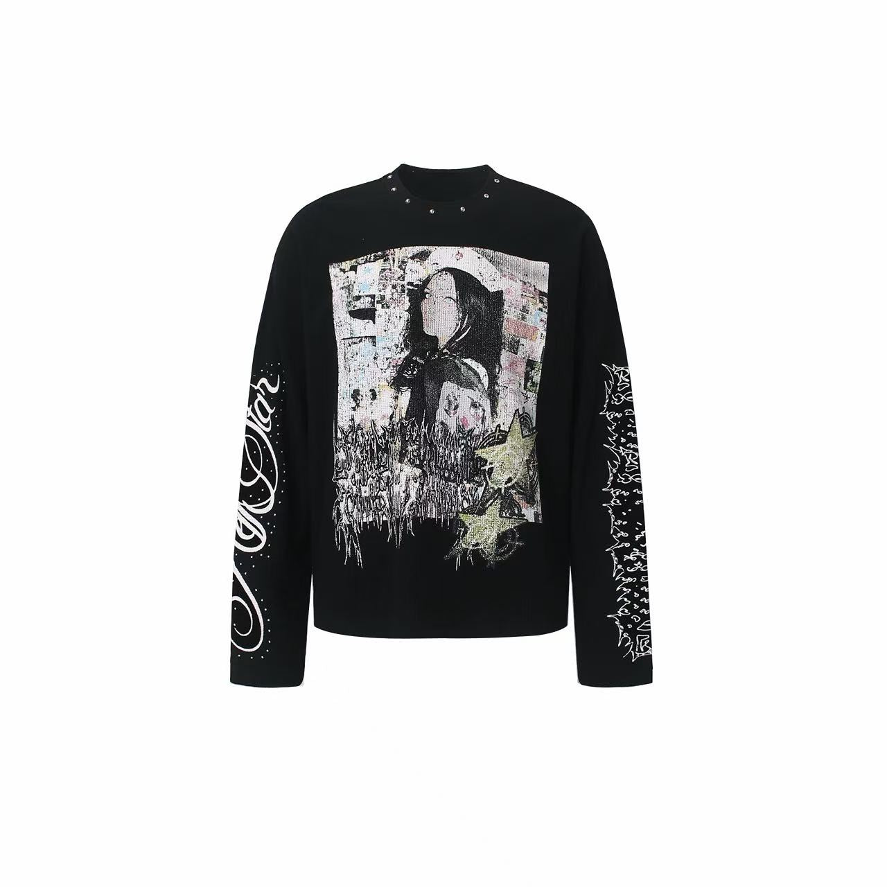 Omirad Studded Graphic Long Sleeve