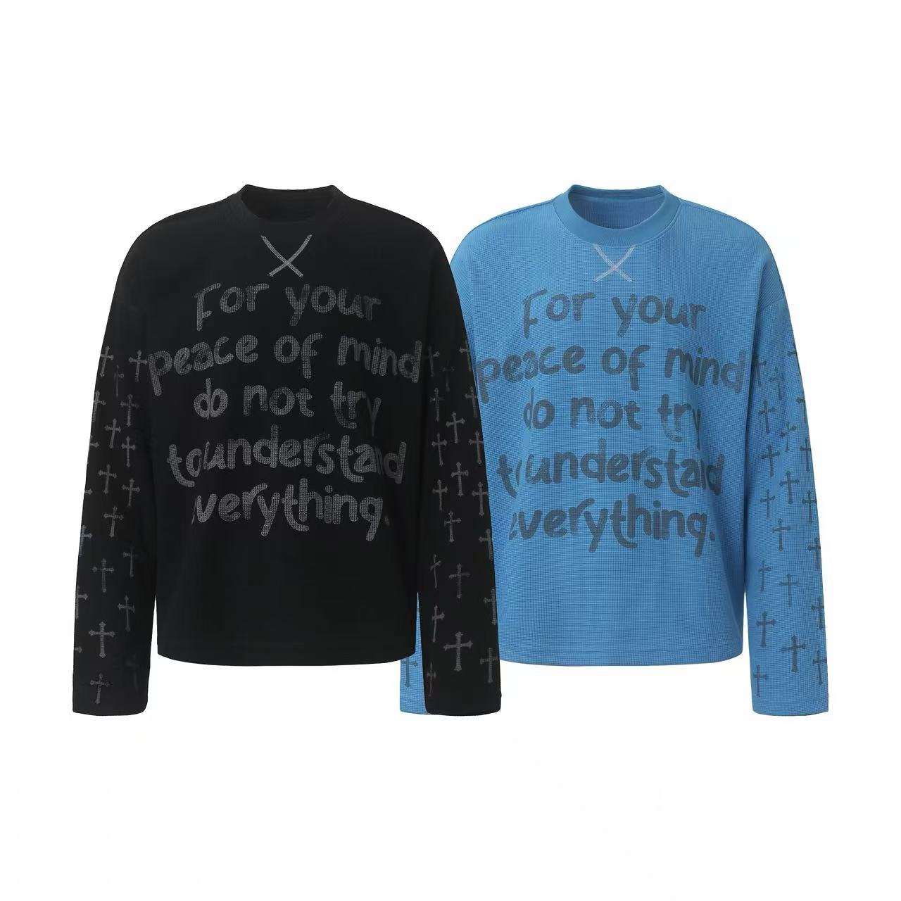Omirad Graphic Waffle Long Sleeve